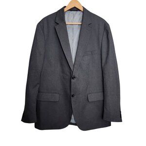 Tasso Elba Gray Blazer Jacket Men's Size L 42-44 Business Casual